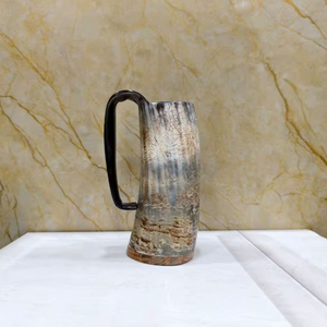 Taza para Beber de Cuerno de Vaca Religiosa de Alta Calidad - Tazas de Cuerno Hechas a Mano, Ecológicas y Personalizables de Fabricante y Exportador de la India - Product Image 1