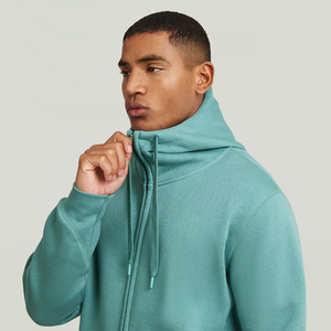 High Quality Custom Zipper Hoodie Double Layer Drop Shoulder Heavyweight Oversized Cotton <b>Zip</b>-up Hoodies for Winter - Product Image 5