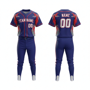 Ensemble d'uniformes de baseball personnalisés – Maillot à manches courtes et pantalon à taille élastique imprimés sur mesure pour sports d'équipe – Prix abordable 2026 - Product Image 5