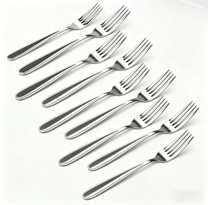 ส้อมอาหารสแตนเลสเคลือบเงินสำหรับเสิร์ฟของหวาน ใช้กับเครื่องล้างจานได้ - Product Image 2