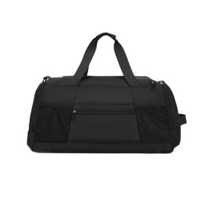 Sac de sport pour homme en polyester imperméable avec logo personnalisé, grande capacité, pour voyage, entraînement, fitness, yoga, basketball, sac à main robuste - Product Image 1