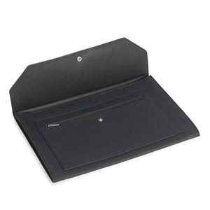 Travel <b>documents</b> <b>bag</b> blue Zipper closure shoe compartment Blue <b>documents</b> organizer <b>bag</b> Multi compartment travel <b>bag</b> - Product Image 2