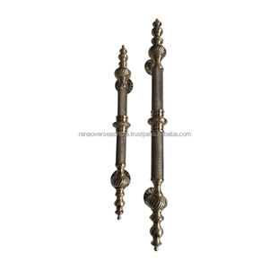 Poignée de porte en laiton fini antique de luxe supérieure disponible en plusieurs styles et tailles à prix abordable à de bons tarifs - Product Image 6