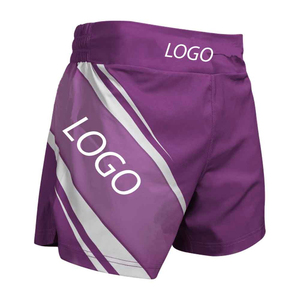 Shorts de combat MMA et Kickboxing unis, durables, respirants, en polyester et élasthanne, pour arts martiaux mixtes - Product Image 3