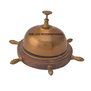 Cloche de comptoir artisanale moderne, élégante, gravée, finition brillante, durable, taille personnalisée, pour hôtels et bureaux - Product Image 5