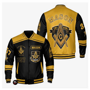 Chaqueta Universitaria Masónica Personalizada con Bordado, Uniforme de Fraternidad Masónica, Chaqueta Universitaria Masónica Bordada - Product Image 1