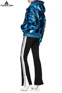 Vêtements avec logo personnalisé, manteaux en duvet pour femmes de haute qualité, épais et tendance, vestes chaudes d'hiver, vente en gros de vestes matelassées pour femmes - Product Image 5