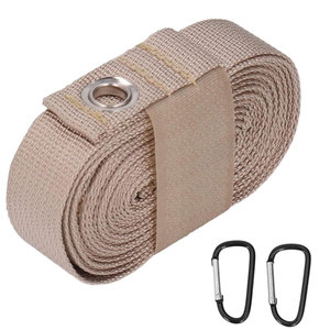 Attelle de poignet en tissu beige avec œillet métallique – Bande de soutien durable pour l'entraînement de boxe - Product Image 4