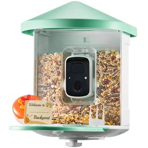 Mangeoire à oiseaux 2K HD AI avec caméra, dispositif intelligent à énergie solaire qui capture automatiquement plus de 10 000 espèces pour l'observation des oiseaux - Product Image 6