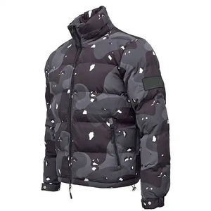 Vestes matelassées d'hiver pour hommes à capuche coupe-vent 100% polyester - Service OEM, design personnalisé, vente en gros - Product Image 4