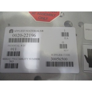 แท่นวาง AMAT 0020-22196 ขนาด 8 นิ้ว, 424091 - อุปกรณ์และอะไหล่เซมิคอนดักเตอร์ระดับโลกที่เชื่อถือได้ - Product Image 4