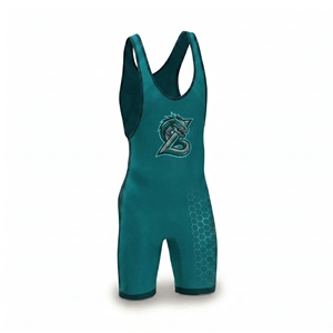 Vente en gros d'usine, conception personnalisée, justaucorps de lutte et de musculation pour la salle de sport - Product Image 5