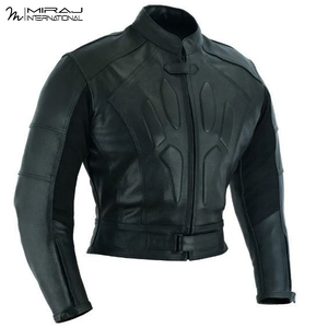 Traje de seguridad para motocicleta de color negro sólido y resistente, a un precio razonable, el producto más nuevo, trajes de cuero para motocicleta para hombre - Product Image 3