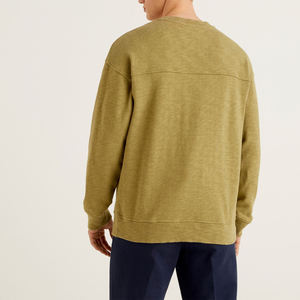 Sweat-shirt pour homme en coton avec impression de logo personnalisée, style décontracté, coupe confortable, vente chaude - Product Image 2