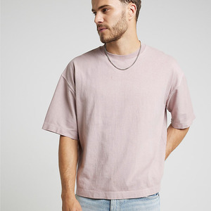 เสื้อยืดผู้ชายทรงสลิมฟิตแบบสั่งทำพิเศษ สไตล์สตรีทแวร์หลวมๆ ผ้าฝ้าย 100% ดีไซน์ล่าสุดปรับแต่งได้ - Product Image 5