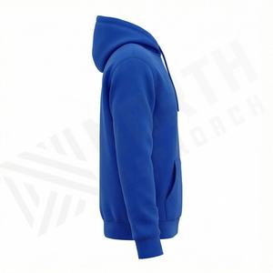 Sudadera con Capucha de Algodón Premium para Hombre, Oversize, con Bolsillos Canguro, Conjunto de Sudadera y Pantalón a Rayas, Ropa Urbana al por Mayor - Product Image 3