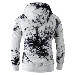 Sweat-shirts thermiques unisexes tie-dye personnalisés, à capuche, élégants, 100% coton, séchage rapide, vente en gros, tissu polaire doux, vêtements d'hiver en solde - Product Image 6