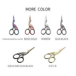 Ciseaux à manucure en acier inoxydable de qualité supérieure, lame incurvée, pointe acérée, coupe-cuticules de précision, durables, soins professionnels des ongles - Product Image 6