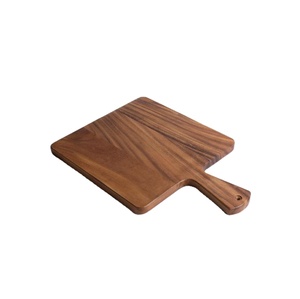 Disposable Real Acacia Chopping Board With Handle Multifunctional Design Kitchen Use Countertop Cutting Board Anti Slip - Product Image 1