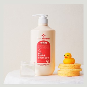 Cuidado del cabello y cuero cabelludo WB Korean K-Beauty Polmedison Kids Ato Bath Shampoo con aroma a chicle 1077ml Hecho en Corea - Product Image 5