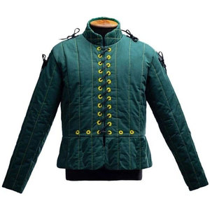 Chaqueta Gambeson Medieval Acolchada de Algodón, Estilo Noreuropeo, con Cordones, Doble Capa, para Entrenamiento, Aketon, para Reenactment 2026 - Product Image 1