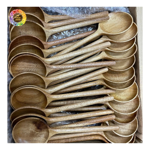 Cucharas de Madera con Logotipo Personalizado al por Mayor |   Cuchara de Té de Madera con Diseño Floral, Utensilio Creativo Hecho a Mano para Cocina, Suministro Directo de Fábrica - Product Image 4