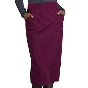 Uniforme Médico para Mujer, Falda de Trabajo, Largo hasta la Rodilla, Tela Elástica, para Uso Hospitalario y Clínico - Product Image 6