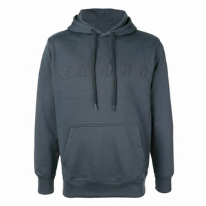 Sudadera con Capucha de Forro Polar Grueso Ecológico para Hombre 2026, Moda Sostenible de Invierno, Ropa Casual, Color Sólido, Antiarrugas, Personalizable - Product Image 1
