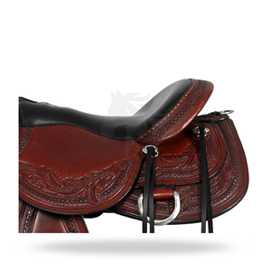 Silla de Montar Western para Salto, Silla de Montar para Equitación, Equipo Ecuestre - Product Image 4