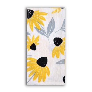 Nouvelle serviette de cuisine à motif floral de haute qualité, imprimée gaufrée, séchage rapide, 100 % coton, serviettes de cuisine personnalisées en promotion. - Product Image 2