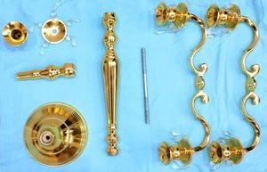 Handmade 5 Arm Gold Plated Candelabra <b>Candle</b> <b>Holder</b> Aluminium Tabletop <b>Candle</b> <b>Stand</b> for Wedding Home and Party Decoration - Product Image 6