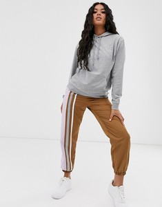 Sweat-shirt à capuche gris oversize coupe classique pour femme, en molleton de coton décontracté, unisexe, vente en gros de sweats à capuche pour femme - Product Image 6
