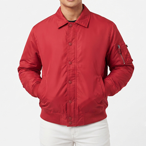 Chaqueta Bomber Ligera para Hombre, Chaquetas Bomber con Bolsillos en las Mangas, Ropa Exterior de Moda para Hombre, Chaquetas Bomber de Nailon Ligero - Product Image 1
