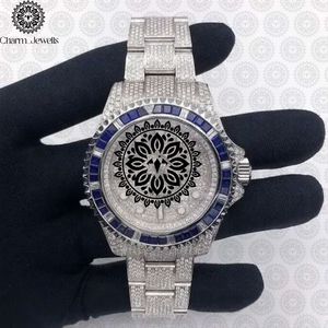 Reloj de Lujo Charm Jewells para Hombre, de Acero Inoxidable, Esfera de 40 mm, Cristal, Correa de 20 cm, Movimiento Mecánico, Fecha Automática, Botón de Fecha - Product Image 1