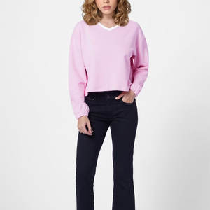 Sweat-shirt pour femmes grandes tailles, pull de sport, sweat-shirt en polaire surdimensionné pour femmes, design décontracté d'hiver, respirant, séchage rapide, sweat-shirt pour femmes - Product Image 4