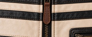 <b>Mens</b> Genuine Leather Hooded Jacket Casual Fit <b>Coat</b> Full Zip Front Adjustable Hood <b>Long</b> Sleeve Soft Lining Modern Fashion - Product Image 5