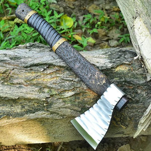 Burraq Hacha de Corte Tomahawk de Acero al Carbono Hecha a Mano de 19 Pulgadas con Mango de Palisandro, para Uso Industrial y Exterior, Regalo del Día del Padre - Product Image 5