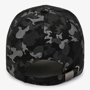 หมวกเบสบอล Kivotech คุณภาพสูง กันน้ำได้ดี ดีไซน์คลาสสิคแบบ Snapback หัวเข็มขัดทองแดงลายจุด ผ้าแคนวาส 100% - Product Image 5
