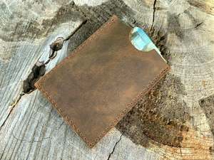 Custom Genuine Leather <b>Card</b> <b>Holder</b> Wholesale Slim RFID Blocking Credit <b>Card</b> Case Pocket Mini <b>Wallet</b> LCH-0199 - Product Image 4
