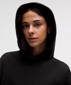Sudadera con Capucha Negra Extra Grande, 100% Algodón, Felpa Francesa, Unisex, Color Sólido, Estilo Minimalista, para Usar en Todas las Estaciones - Product Image 4