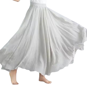 Falda Midi de Satén Étnica, Casual y Elegante para Mujer - Product Image 1