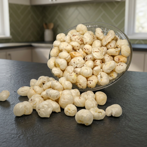 Makhana di Qualità Export, Raccolta a Mano, Grado Jumbo AD, Essiccata, Croccante, Salutare, Rotonda, Desi, per Esportazione, Ingrosso dall'India, 25kg - Product Image 6