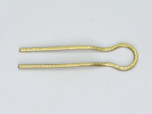 เครื่องประดับผมสำหรับผู้หญิงที่ยั่งยืนทนทาน ปิ่นปักผมทองเหลืองยาวรูปหัวใจ ทำจากโลหะทองเหลืองที่ทนทาน - Product Image 4