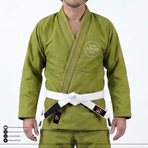ชุดยิวยิตสูปักโลโก้ตามสั่ง ผ้าฝ้าย 100% ทอลายเพิร์ลวีฟ ชุดกิโมโนบราซิลเลียนยิวยิตสู สำหรับฝึกซ้อมระดับมืออาชีพ ชุดสำหรับการฝึกต่อสู้ - Product Image 2