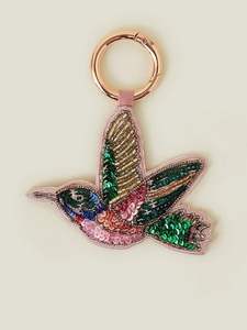 Handcrafted Colorful Beaded Keychain Stylish <b>Purse</b> And <b>Backpack</b> Charm At Best Price - Product Image 6