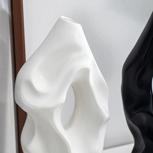 Jarrón de Cerámica Nórdico para Flores, Decoración Minimalista de Mesa, Jarrón de Cerámica de Lujo, Adorno Decorativo de Forma Personalizada - Product Image 2