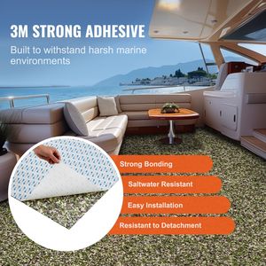 Tappeto in schiuma EVA antiscivolo per coperta barca 94.5"x23.6" (31.1 piedi quadrati) 2 rotoli, moquette marina per imbarcazioni con bordi scanalati - Product Image 3