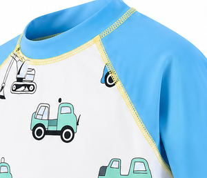 <b>Boys</b> Summer Water Shirt UV Protection Quick Dry Beach Swimwear Kids Beach Swim Apparel for <b>Boys</b> Comfortable Stretch Rash Guard - Product Image 6