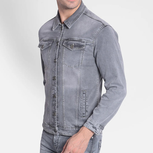 2026 New Design Wholesale Price Custom <b>Winter</b> Denim <b>Jacket</b> for Men's Denim Jean <b>Jacket</b> for Adults Men's at <b>Cheap</b> Price - Product Image 3