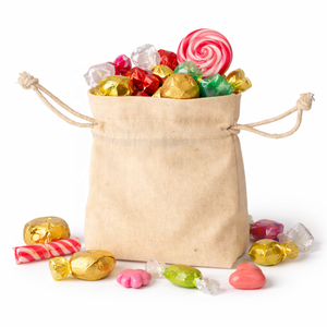 Bolsa Ecológica Biodegradable y Reciclable de Algodón con Cordón para Compras, Regalos, Joyería, Dulces, Granos de Café, Almacenamiento Reutilizable - Product Image 4